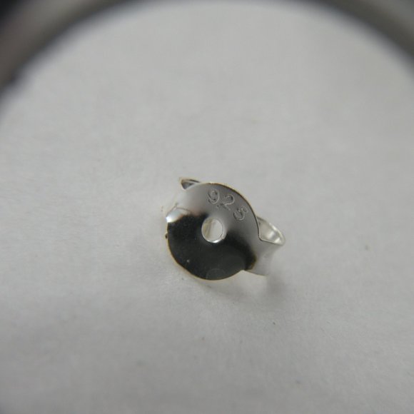 NEW Mini Heart Hoop Stud Earrings Return to Tiffany & Co Solid Sterling Silver - Picture 7 of 16